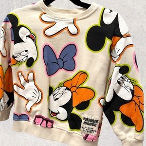 Disney Zara Minnie Girls Sweater